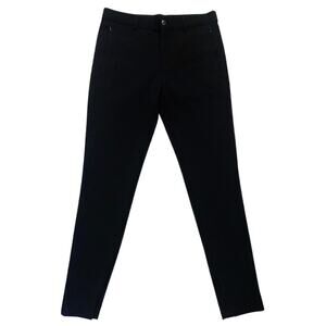 Zara Super Skinny  Black Trouser Pant Stretch Size 29 Dress Pants Casual